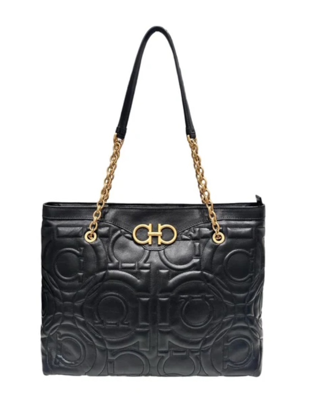 Salvatore Gancini Ferragamo Leather Tote